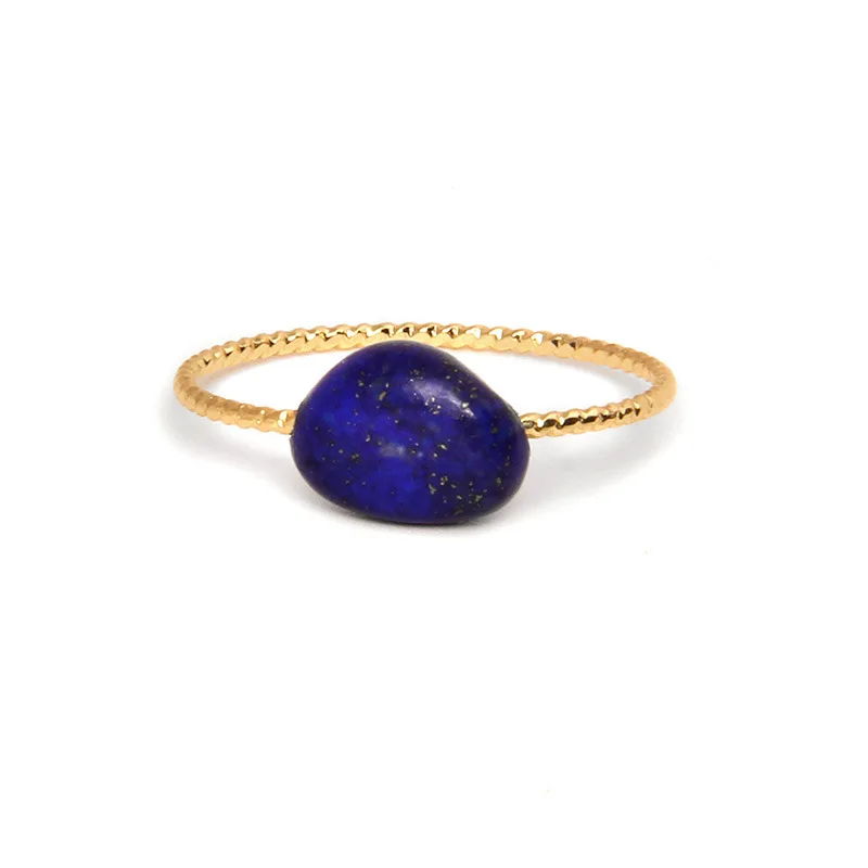 Lapiz Lazuli Dainty Ring