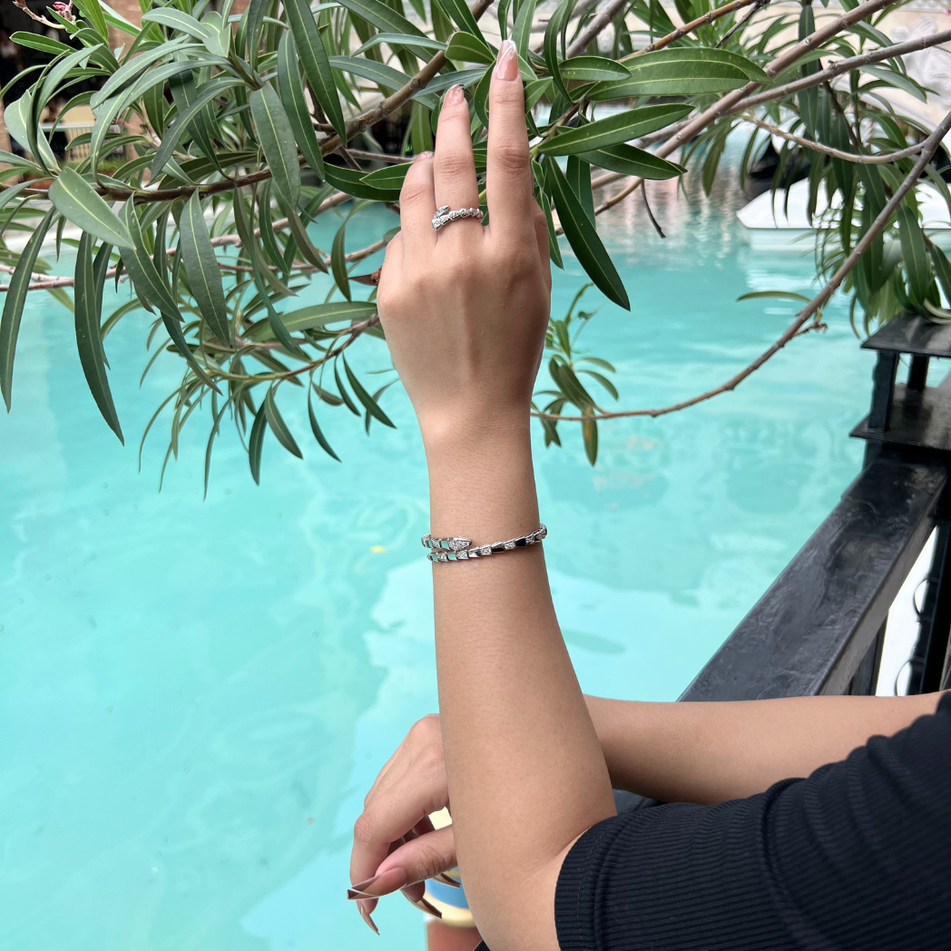 Serpentine (Silver) Ring