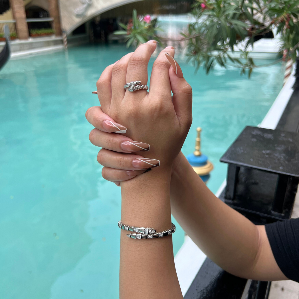 Serpentine (Silver) Ring