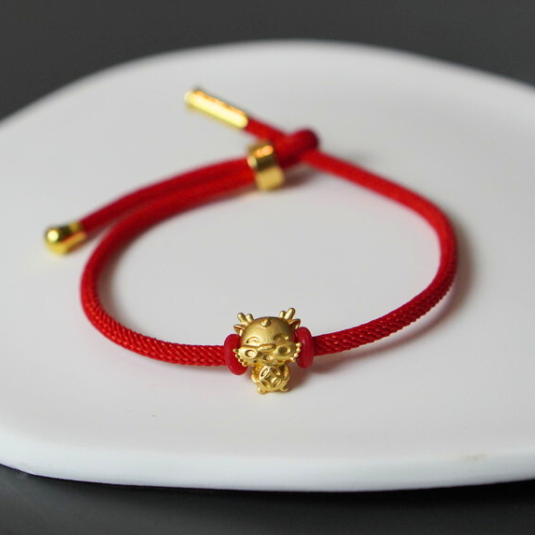 2024 Lucky Dragon Charm Bracelet (Red)