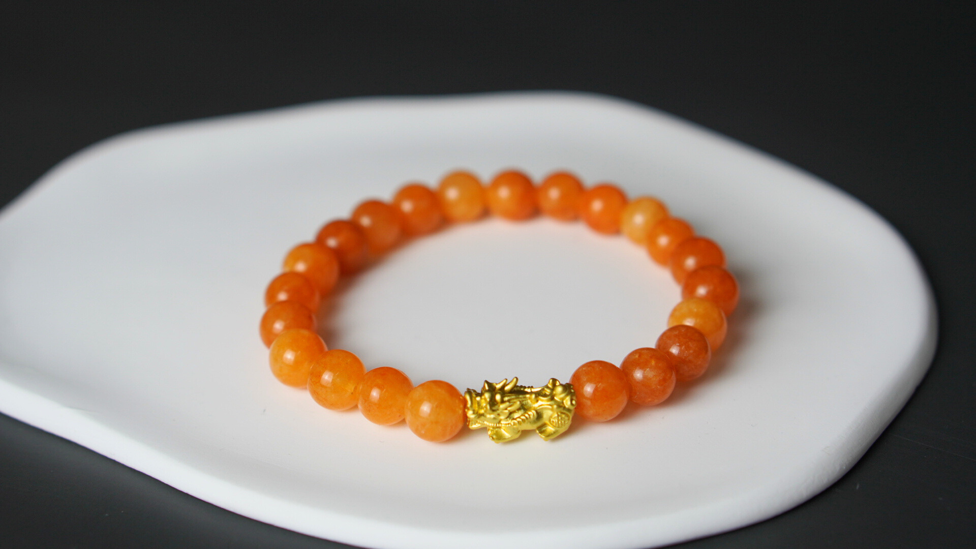 Apricot Crush Pi Yao Bracelet