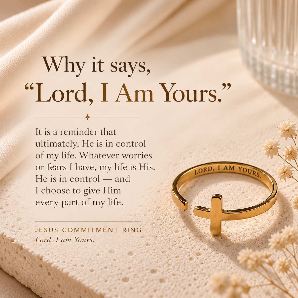 Jesus Commitment Ring