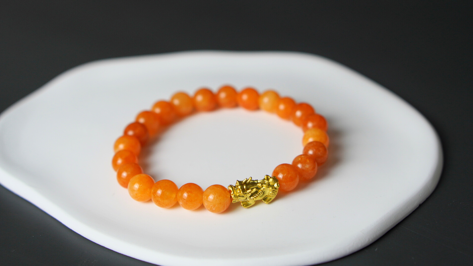 Apricot Crush Pi Yao Bracelet