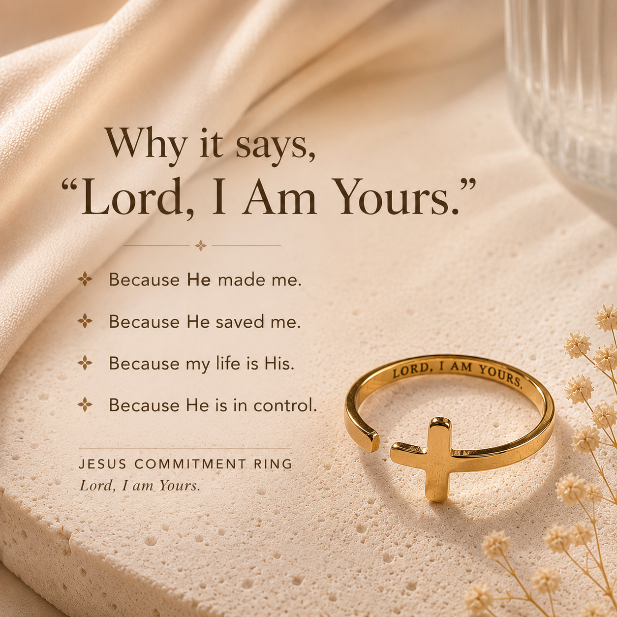 Jesus Commitment Ring