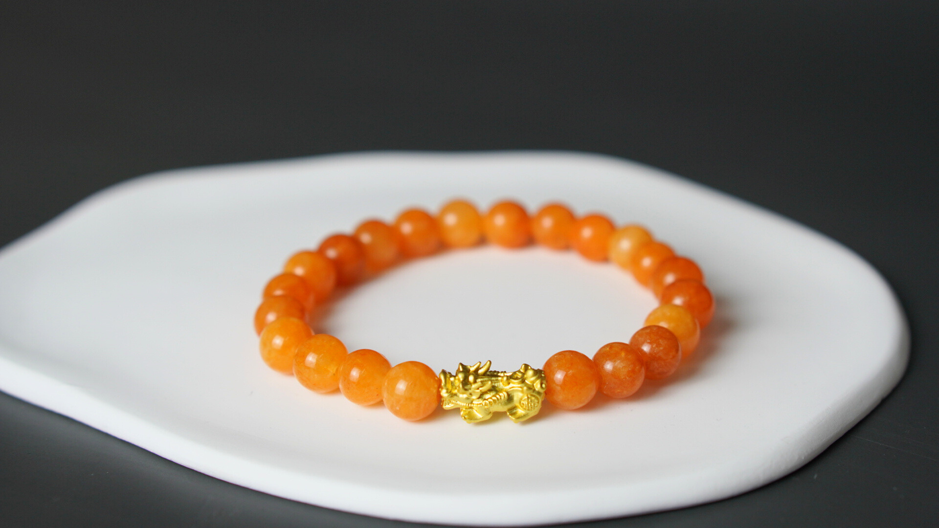 Apricot Crush Pi Yao Bracelet