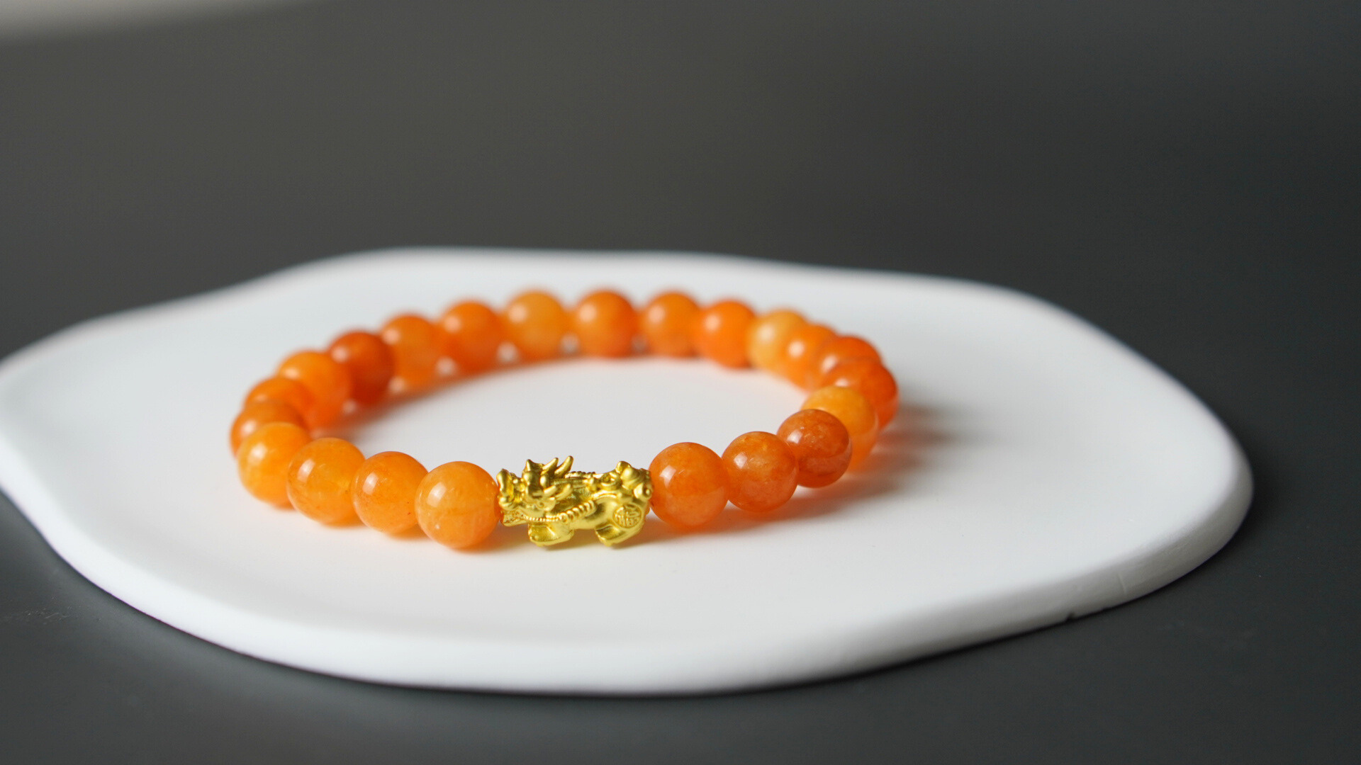 Apricot Crush Pi Yao Bracelet