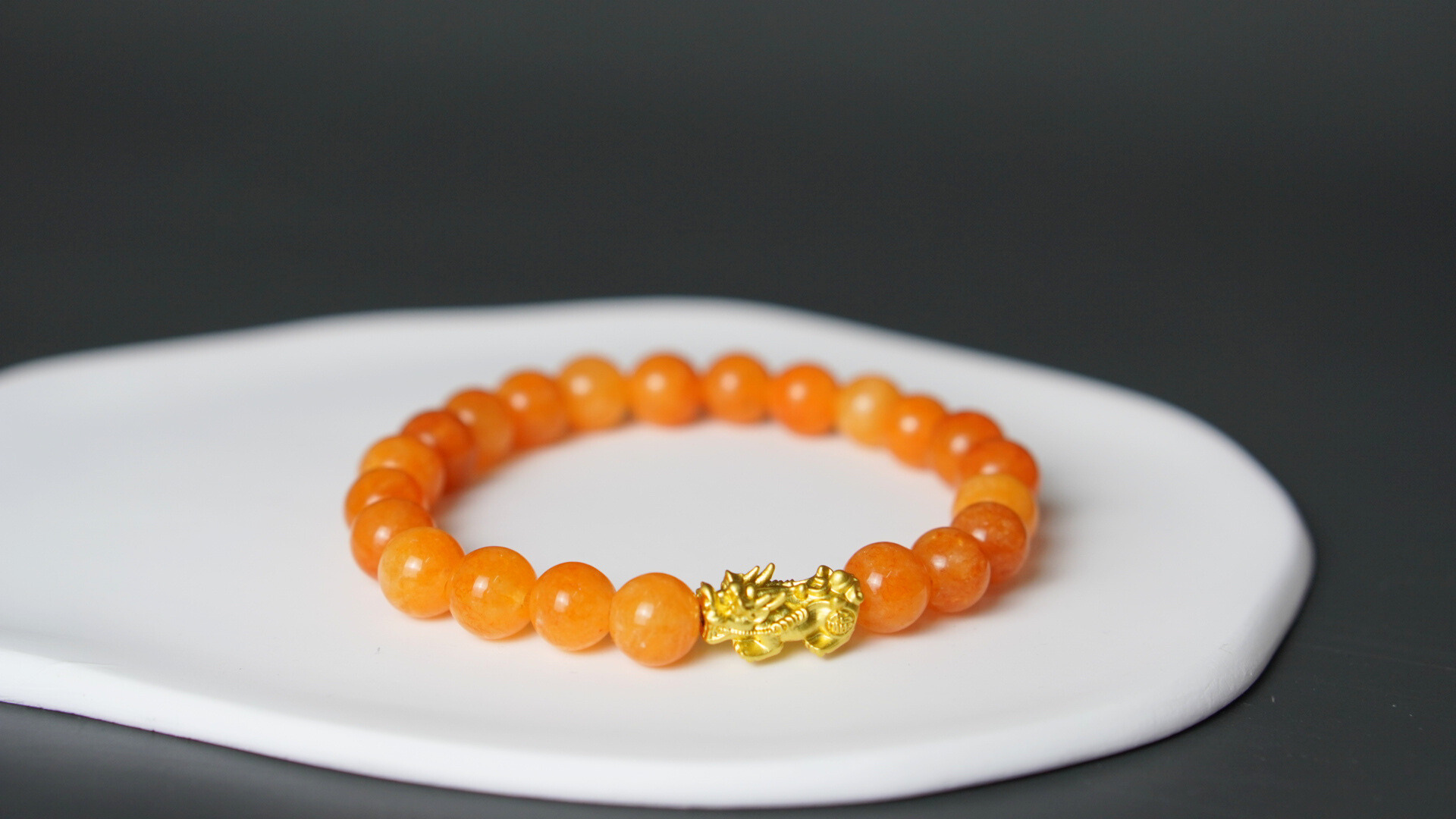 Apricot Crush Pi Yao Bracelet