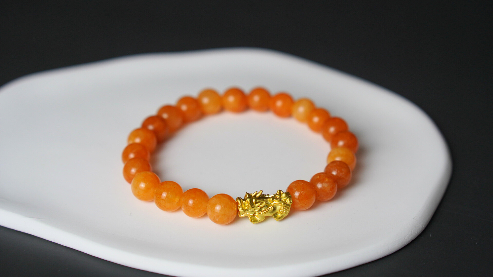 Apricot Crush Pi Yao Bracelet