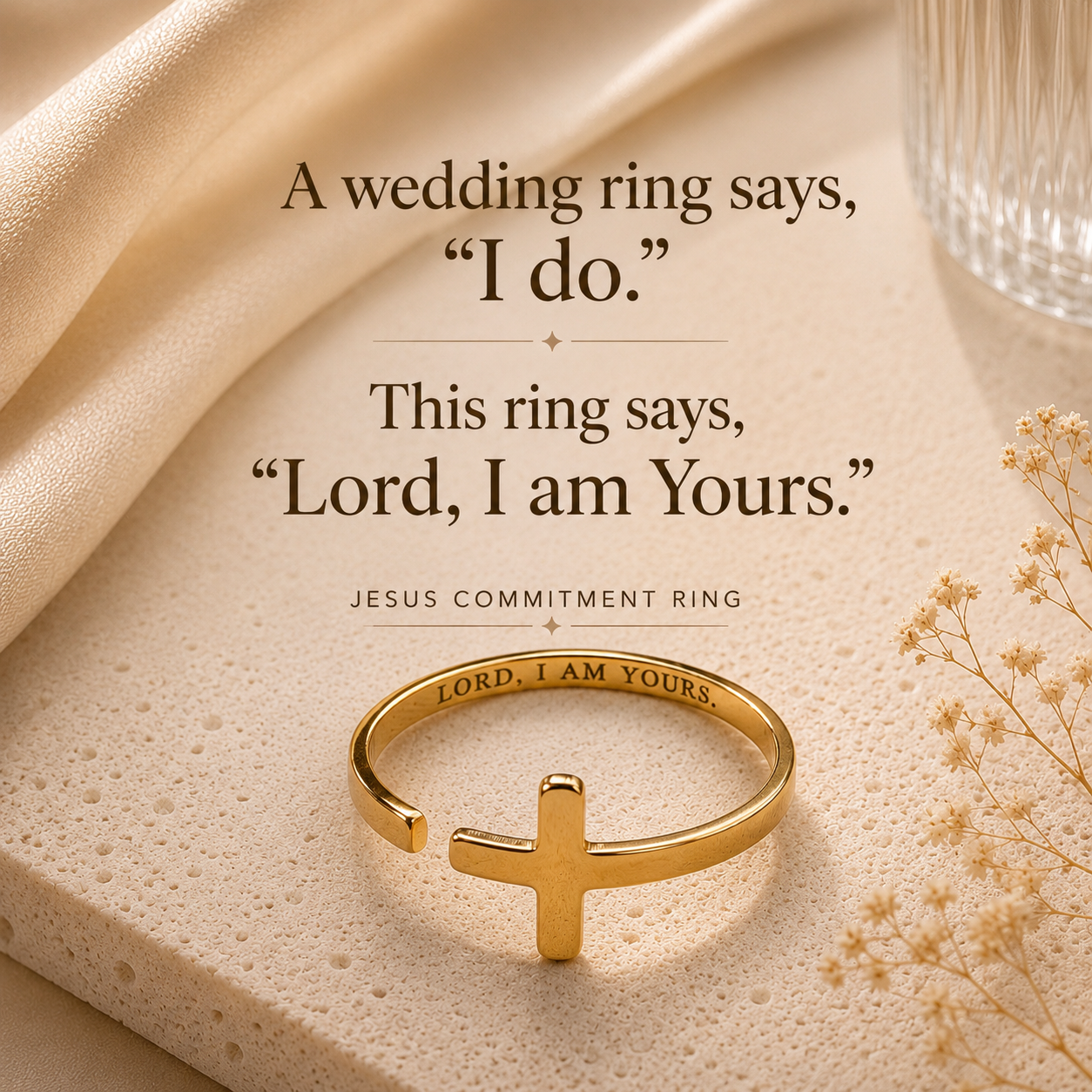 Jesus Commitment Ring
