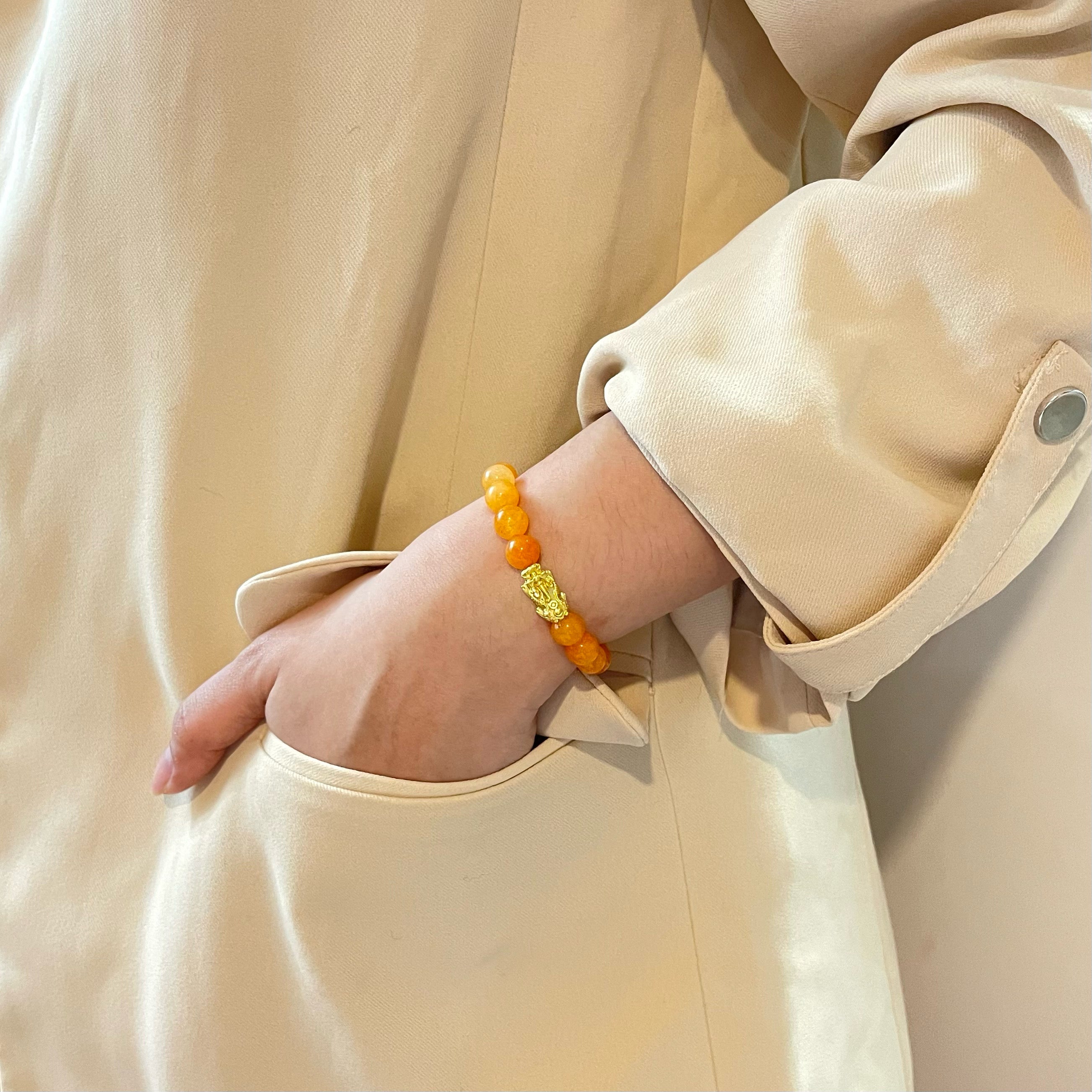 Apricot Crush Pi Yao Bracelet