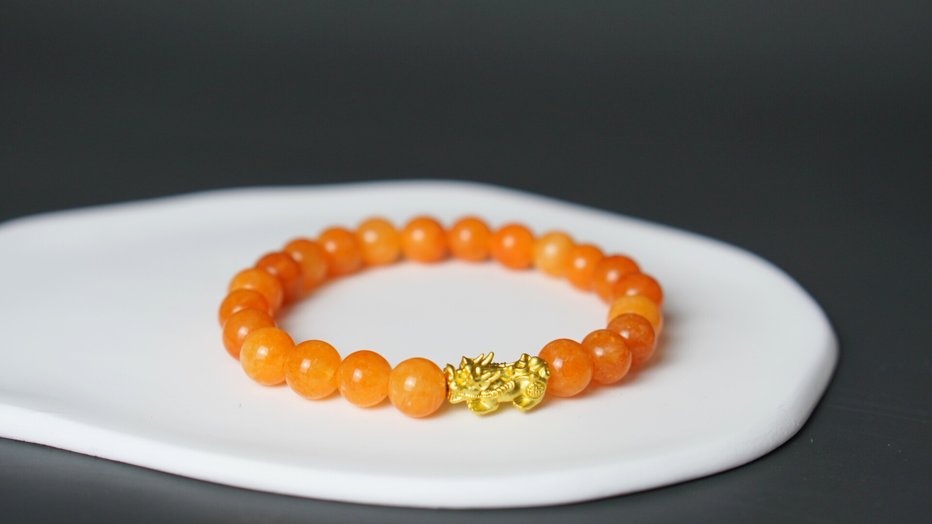 Apricot Crush Pi Yao Bracelet