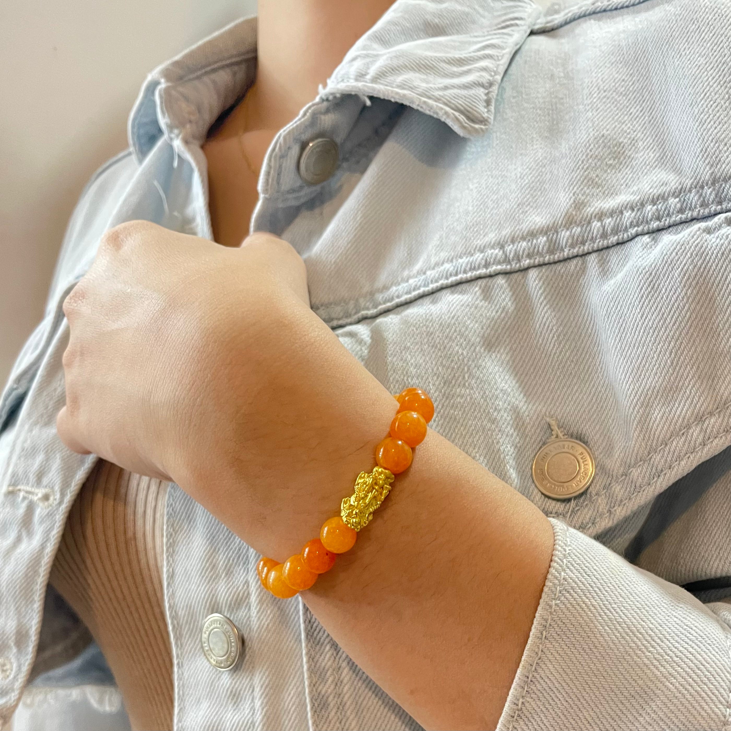 Apricot Crush Pi Yao Bracelet