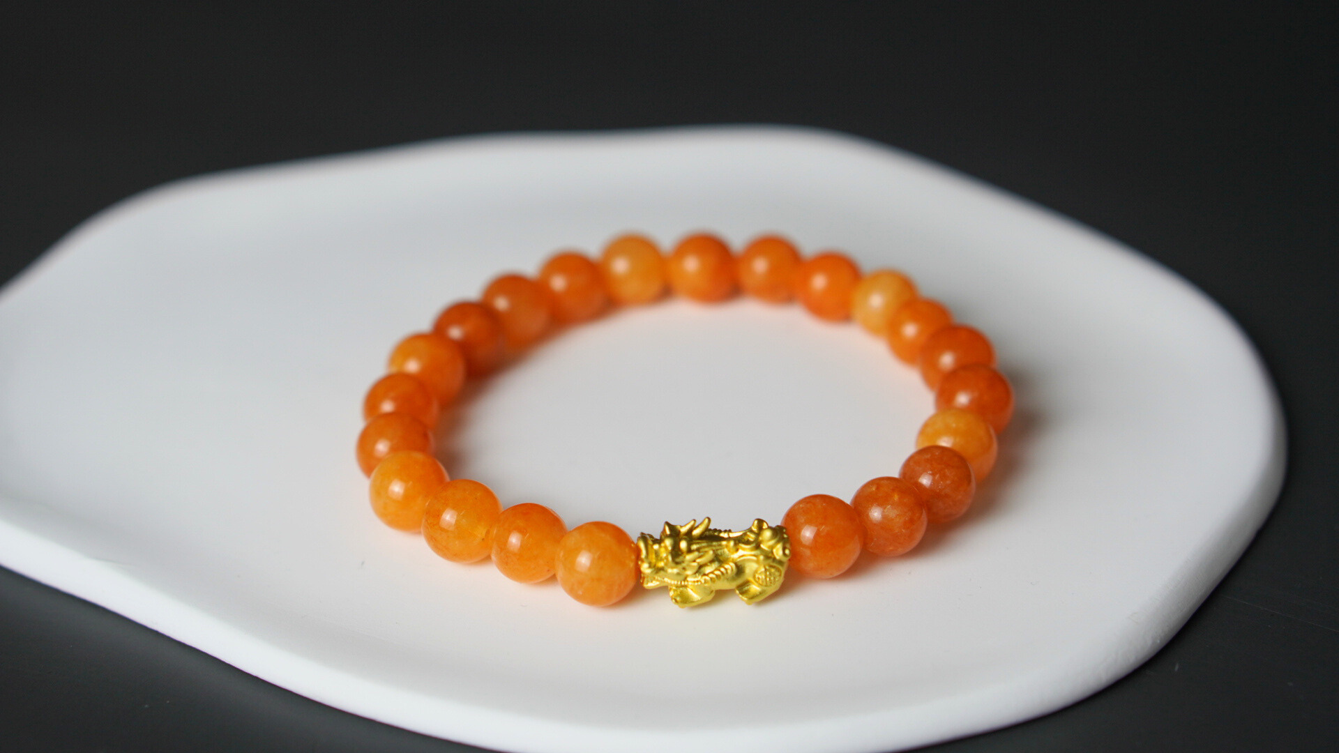 2024 Apricot Crush Pi Yao Bracelet