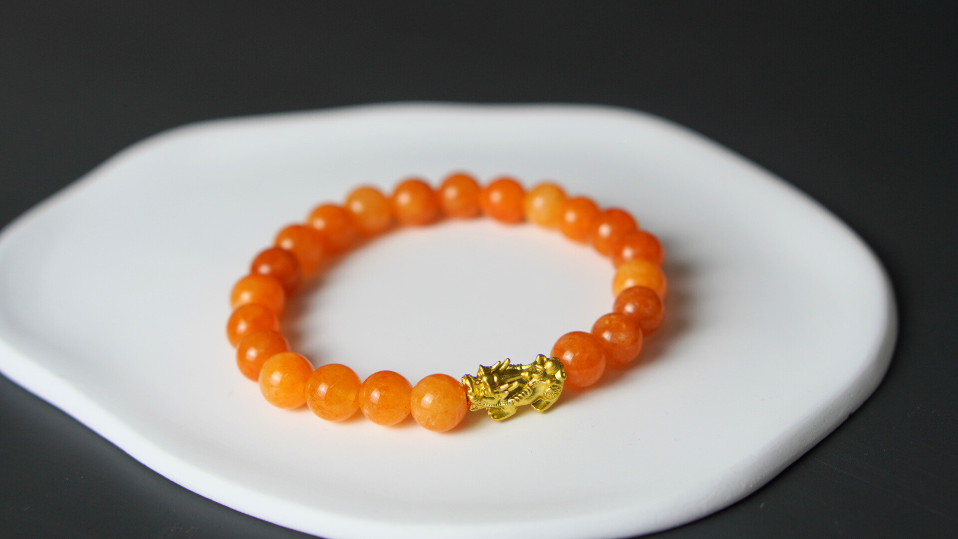 2024 Apricot Crush Pi Yao Bracelet