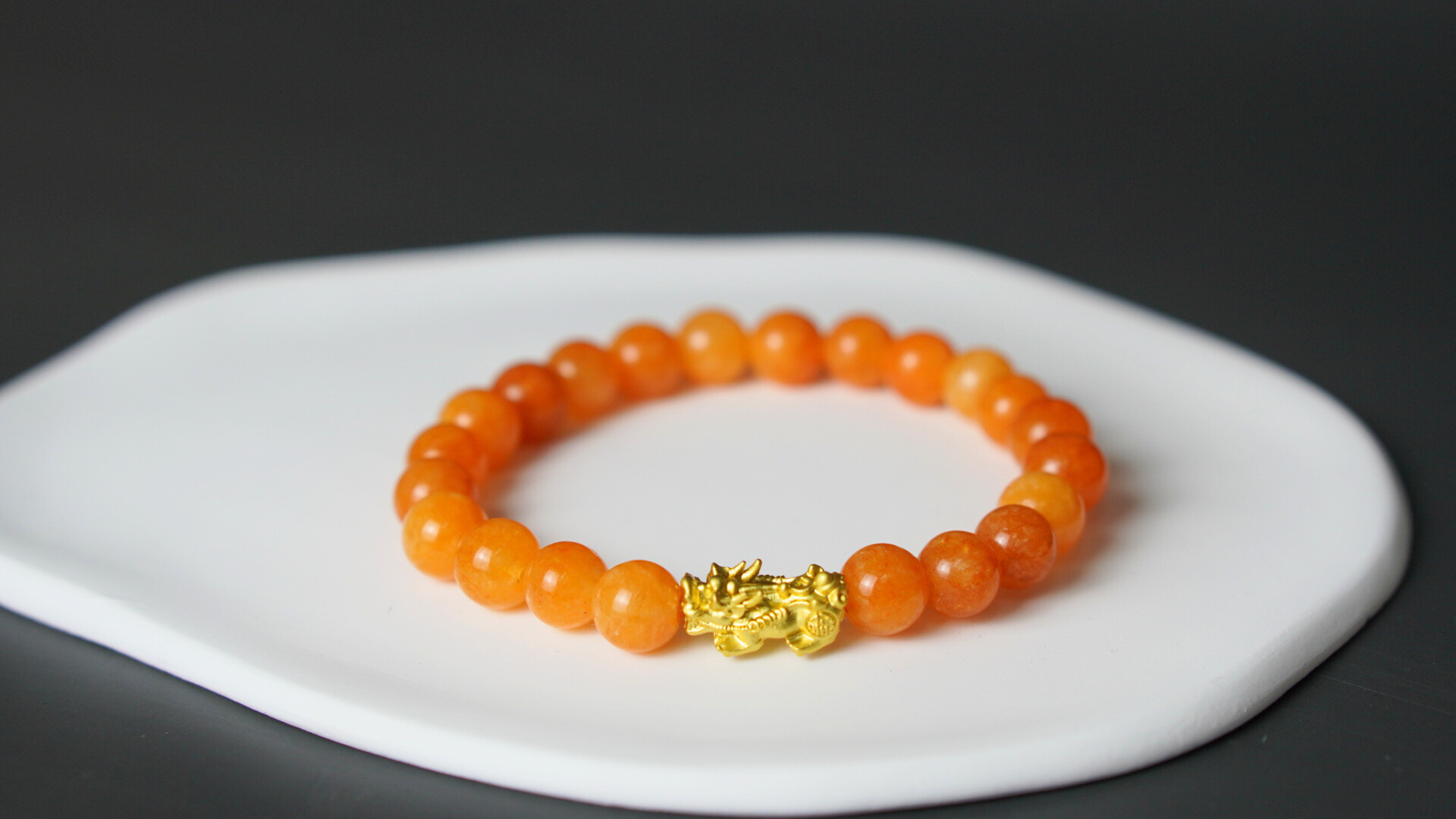 2024 Apricot Crush Pi Yao Bracelet