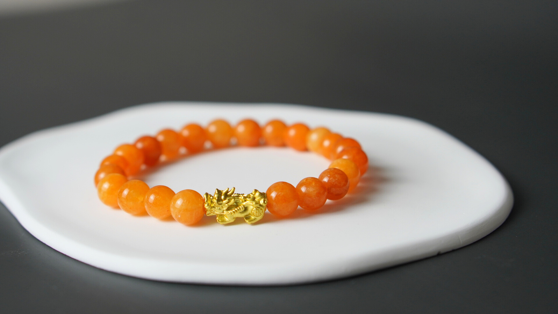 2024 Apricot Crush Pi Yao Bracelet