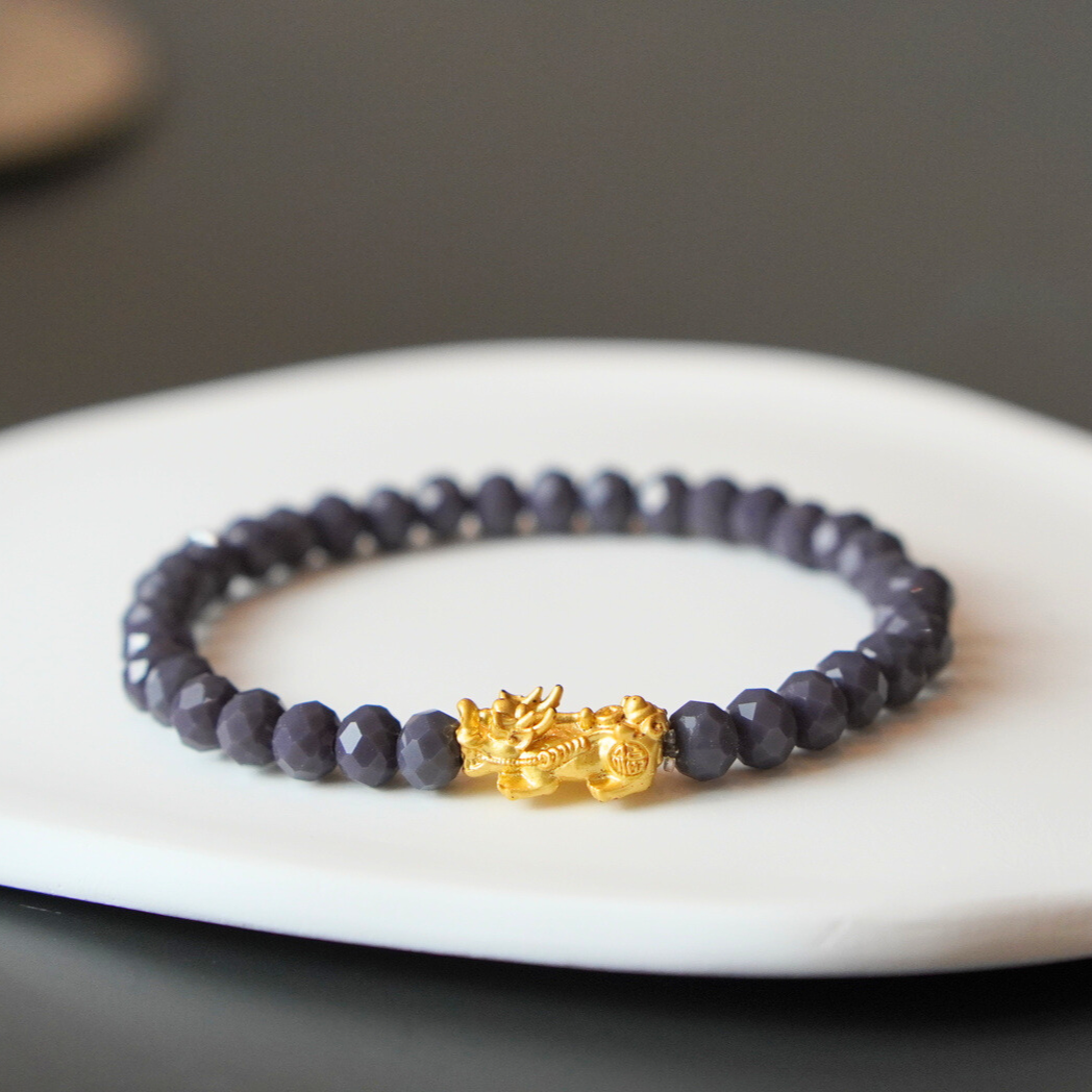 Modern - Neat - Minimalist Pi Yao Bracelet (Gray)