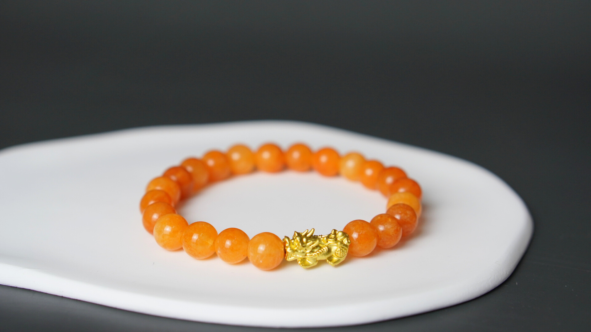 2024 Apricot Crush Pi Yao Bracelet