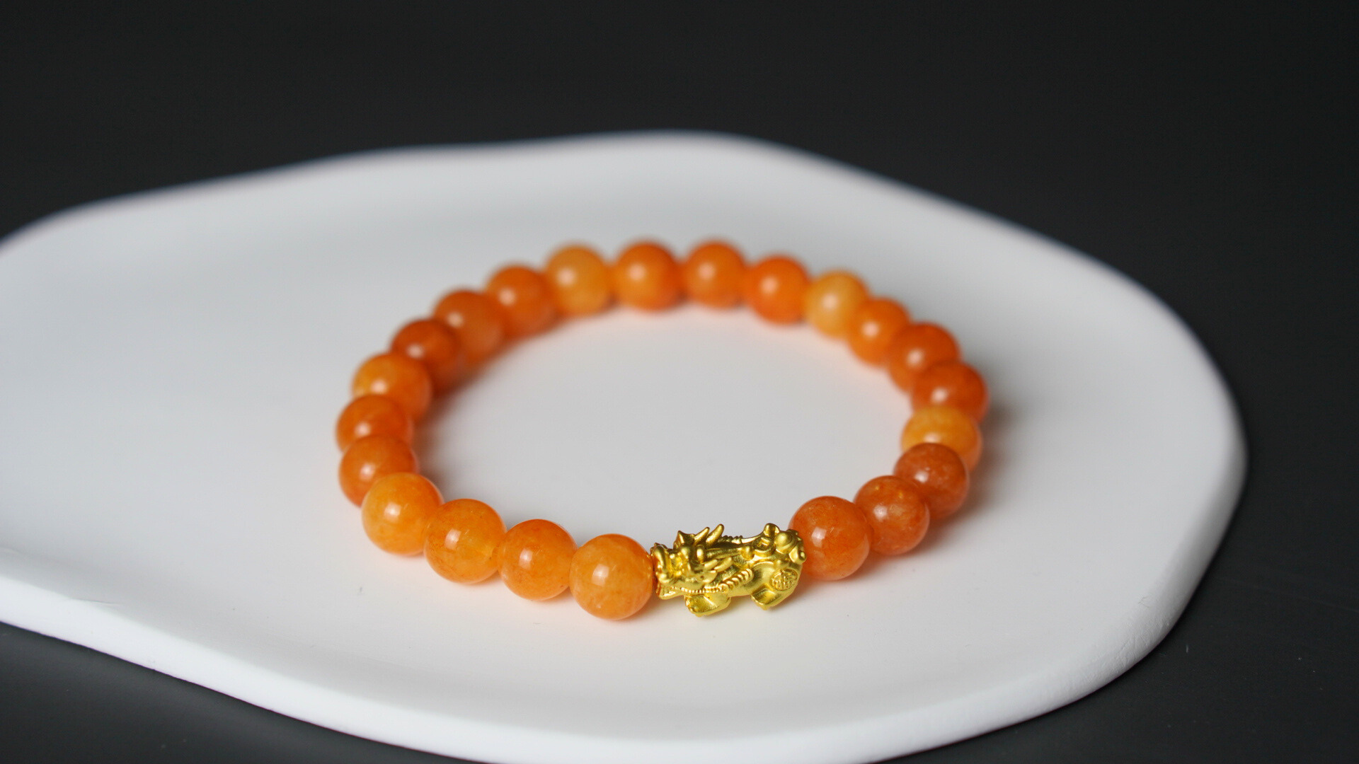 2024 Apricot Crush Pi Yao Bracelet