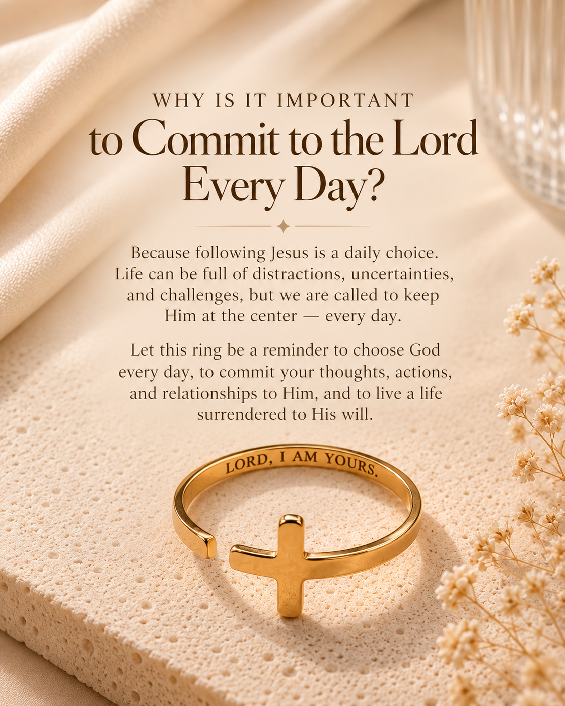 Jesus Commitment Ring