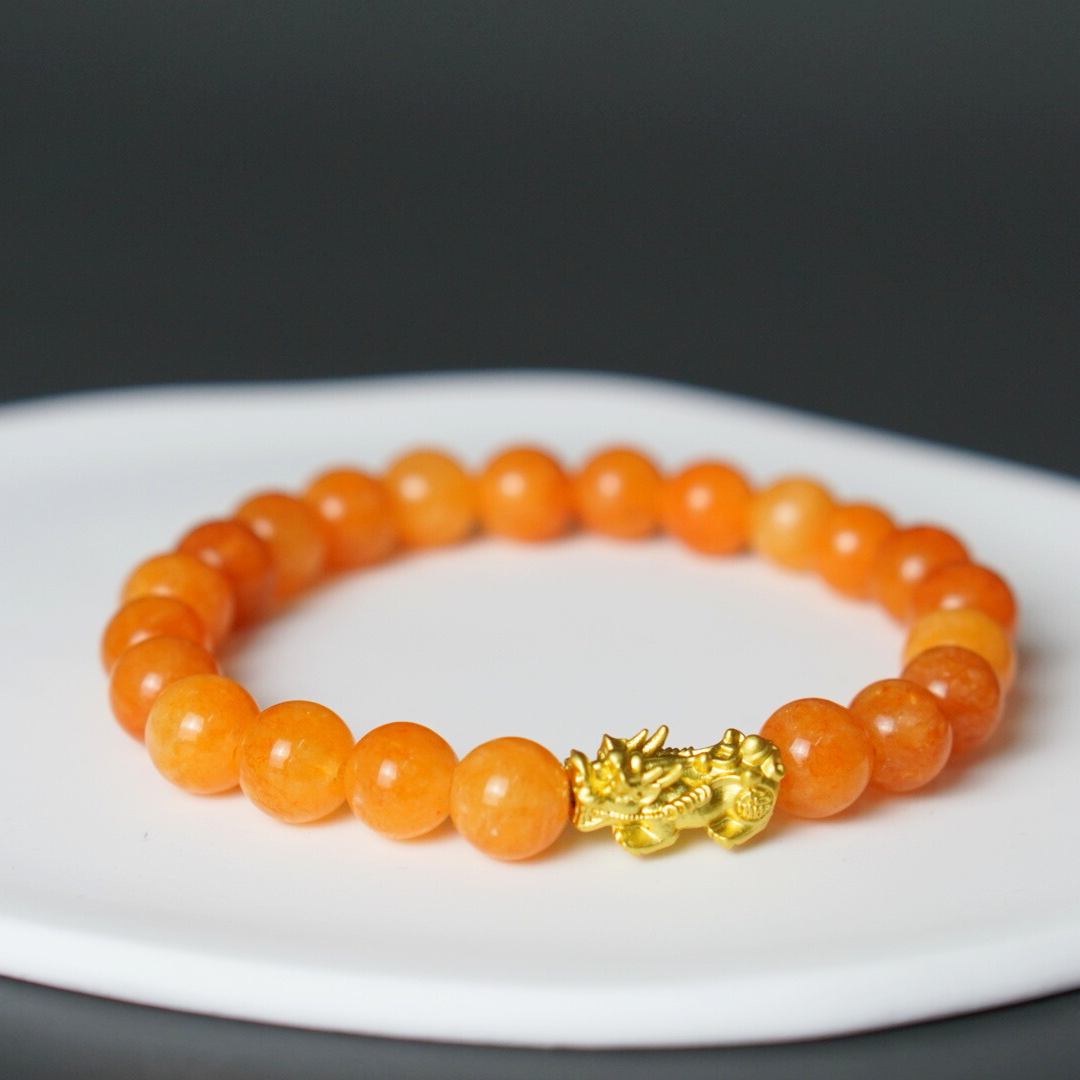 2024 Apricot Crush Pi Yao Bracelet